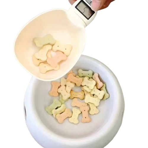 Cuchara medidora de alimentos para tu mascota